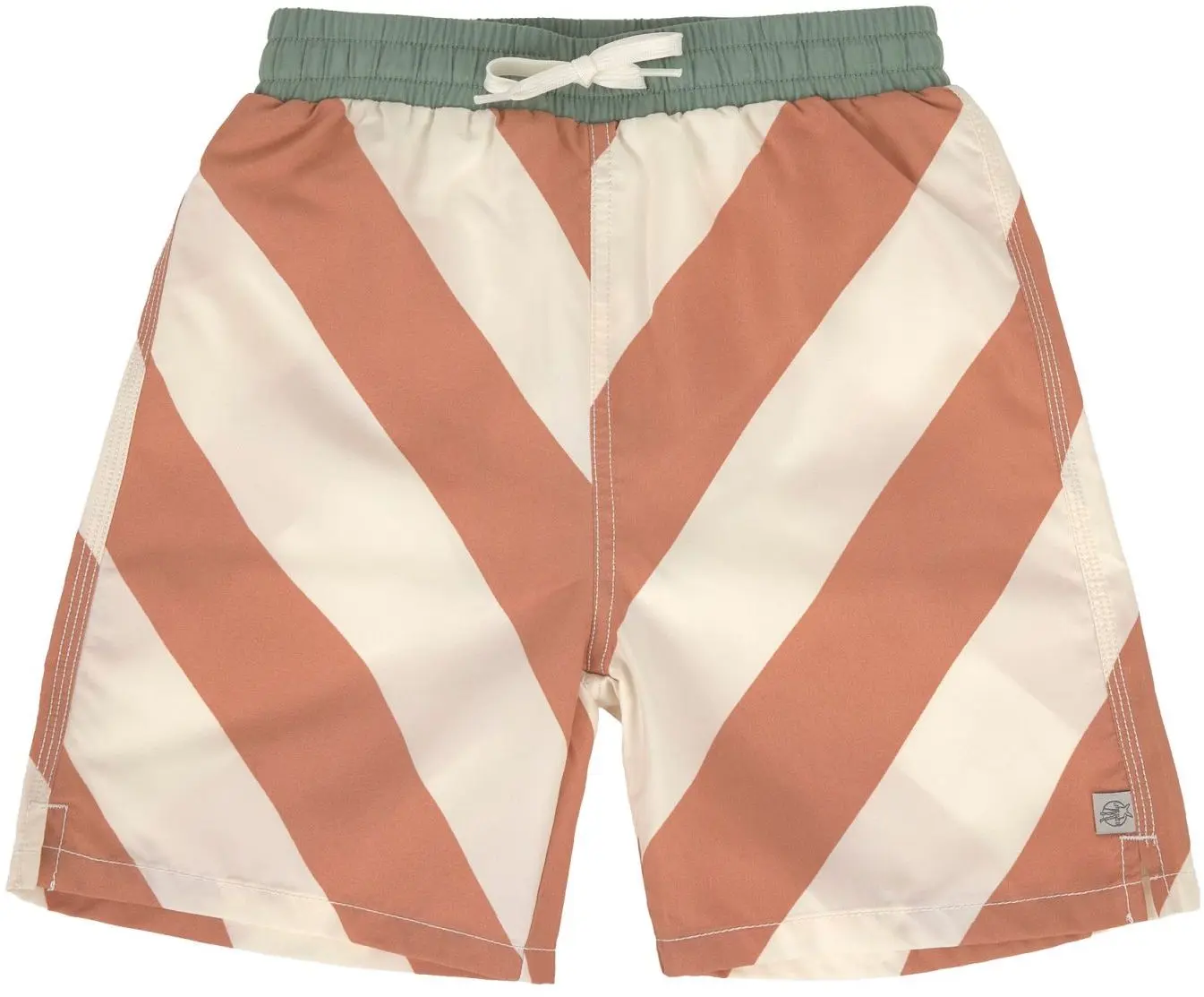 Chlapecké boardšortky Lassig Board Shorts - stripes clay/sea salt 116