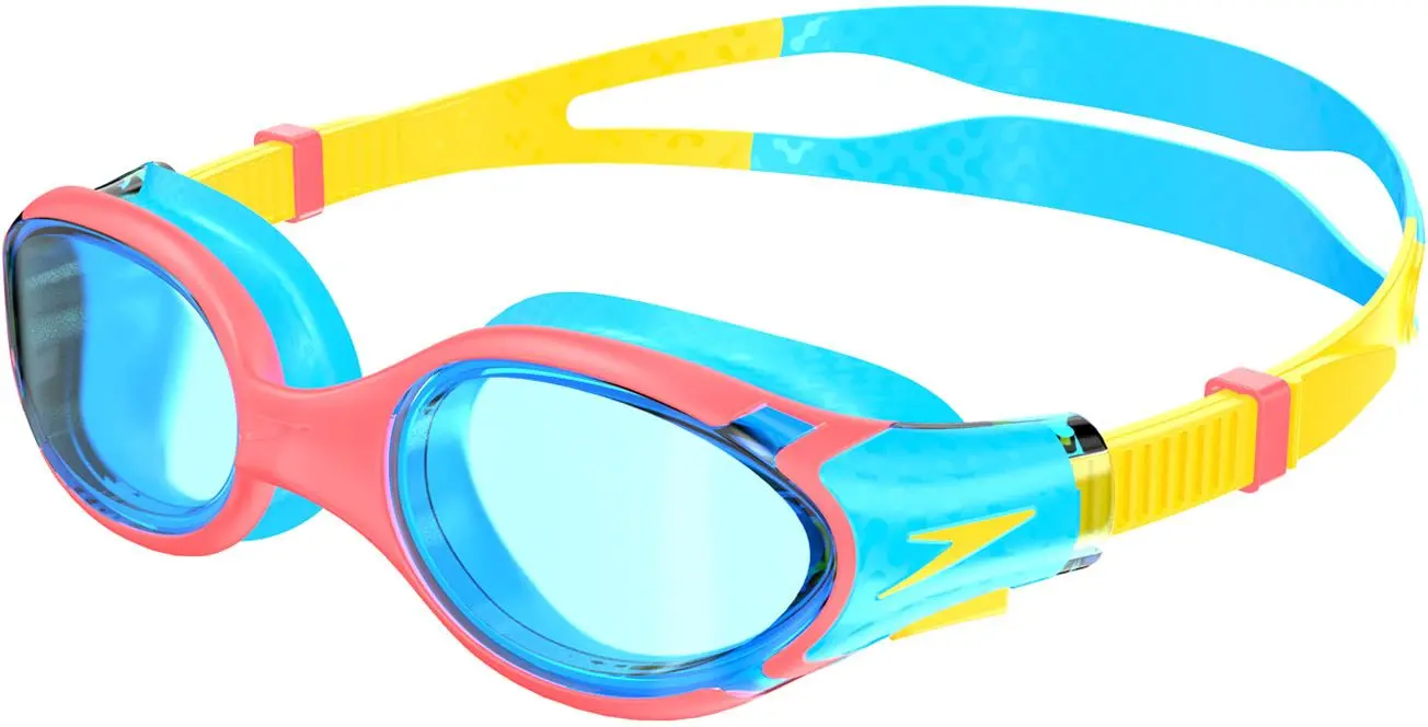 Dětské plavecké brýle Speedo Biofuse 2.0 Junior - bolt/mango/coral beach/blue uni