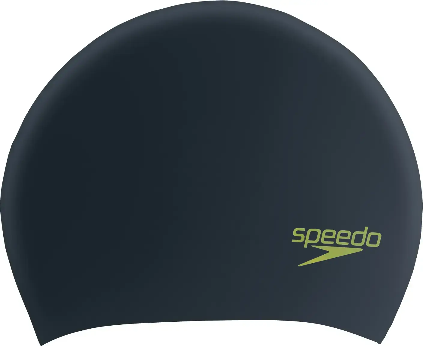 Dětská plavecká čepice Speedo Junior Long Hair Cap - black/acid green uni