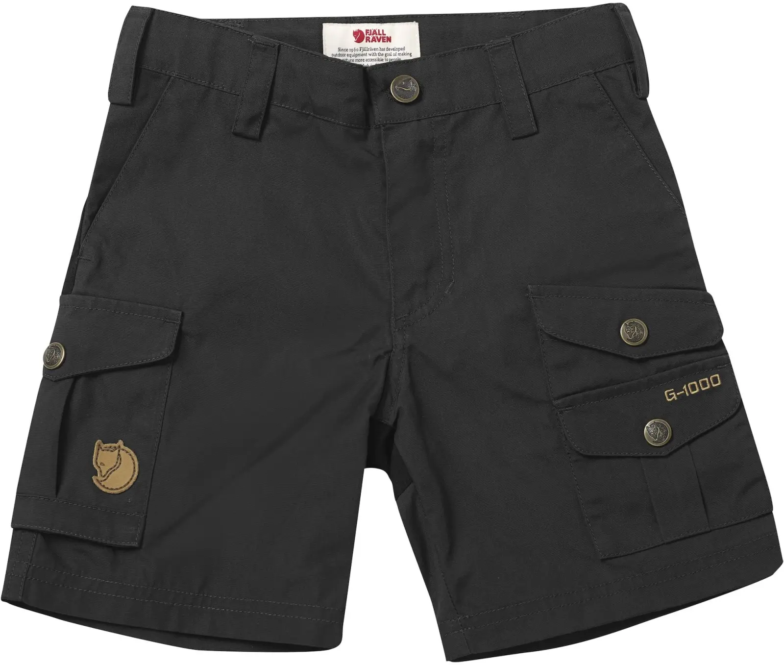 Dětské šortky Fjallraven Kids Vidda Shorts - Dark Grey 134