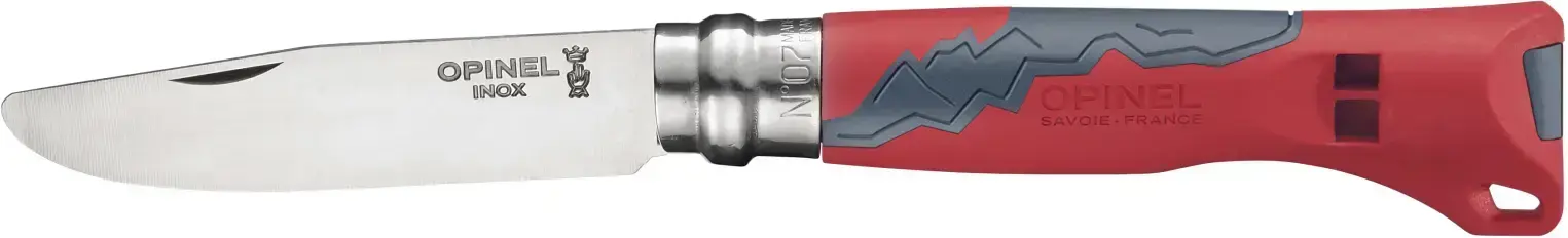 Dětský kapesní nůž Opinel Outdoor junior VRI N°07 - červená uni