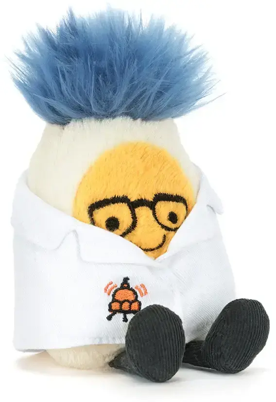 Plyšová hračka Jellycat - Space Collection - vejce šílený vědec uni