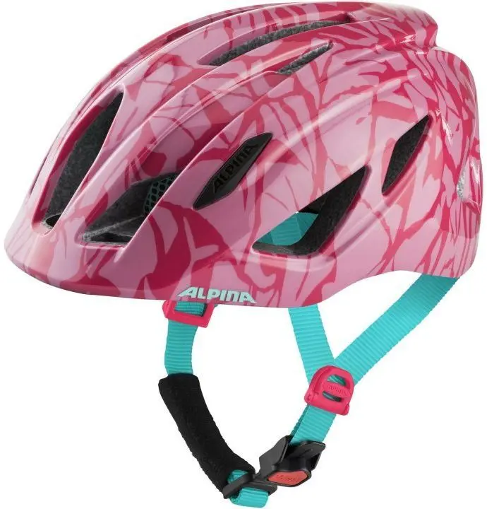 Dětská cyklistická helma Alpina Pico - pink-sparkle gloss 50-55