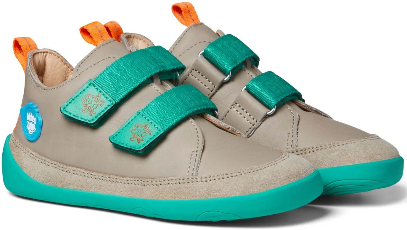 Dětské barefoot boty Affenzahn Sneaker Leather Buddy - Krab 21