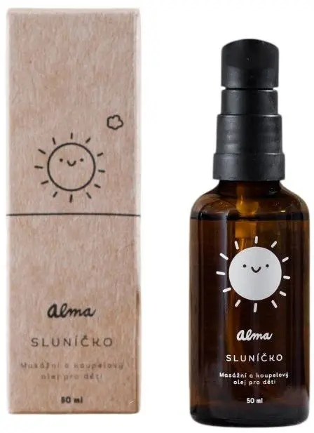 Masážní a koupelový olej pro děti Alma - Sluníčko 50 ml uni