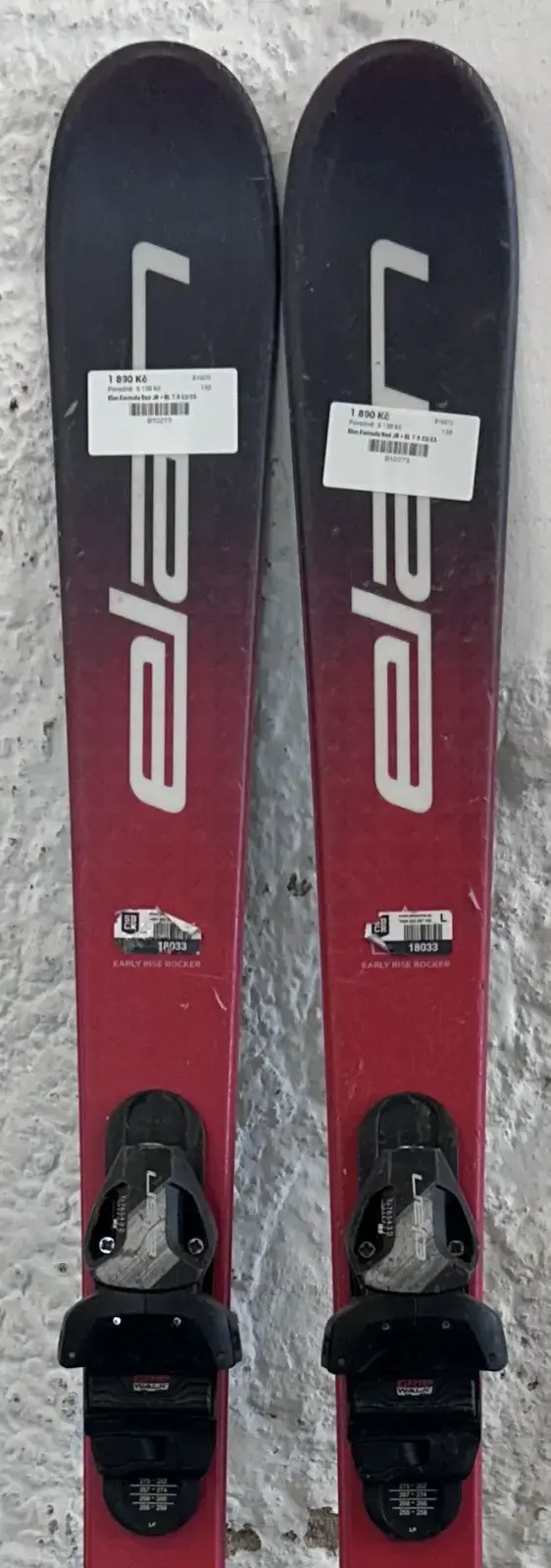 Bazar - Dětské lyže Elan Formula Red JR + EL 7.5 22/23 - délka 130 cm 130