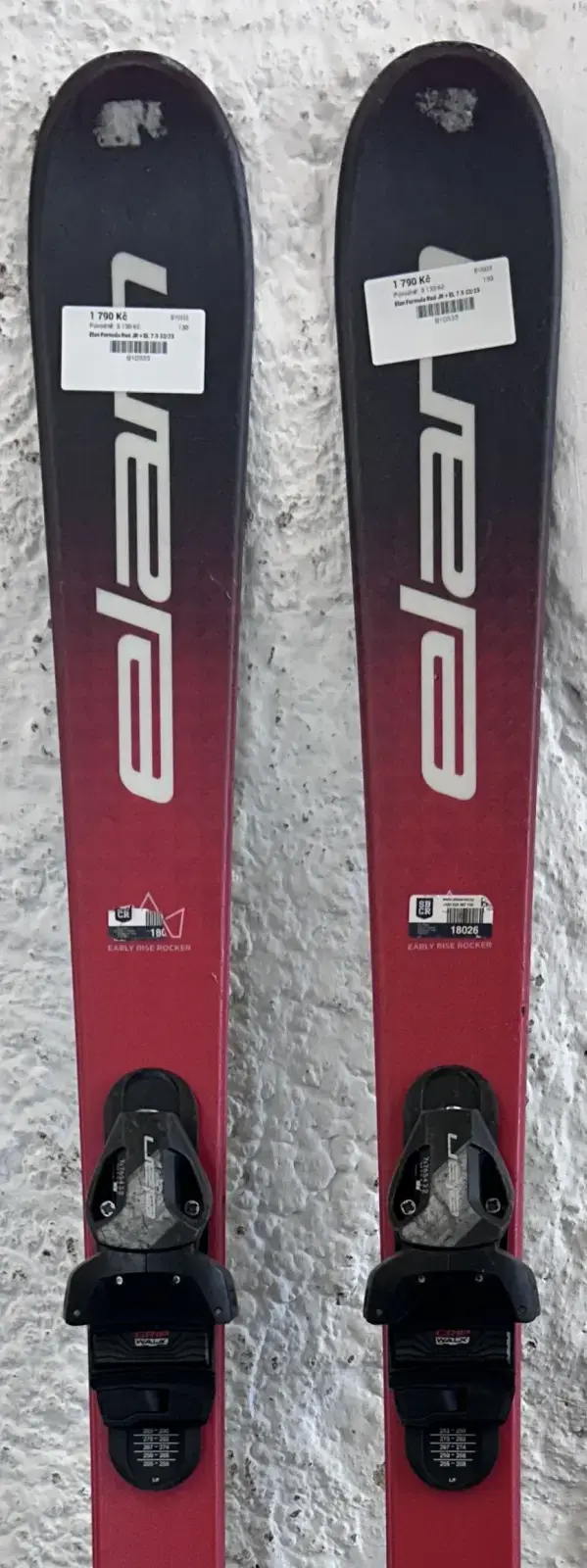 Bazar - Dětské lyže Elan Formula Red JR + EL 7.5 22/23 - délka 130 cm 130