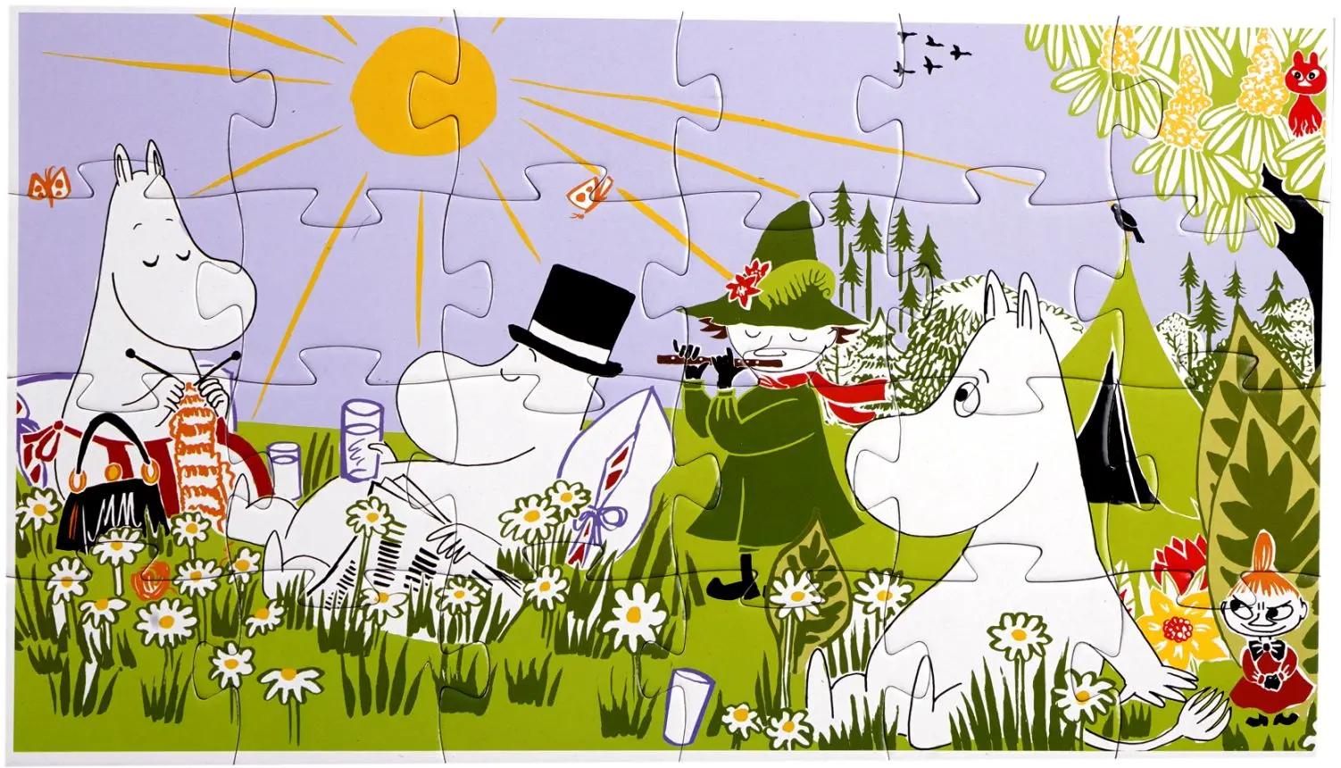 Dětské puzzle Barbo Toys Moomin - Mumínek s maminkou 24 dílků