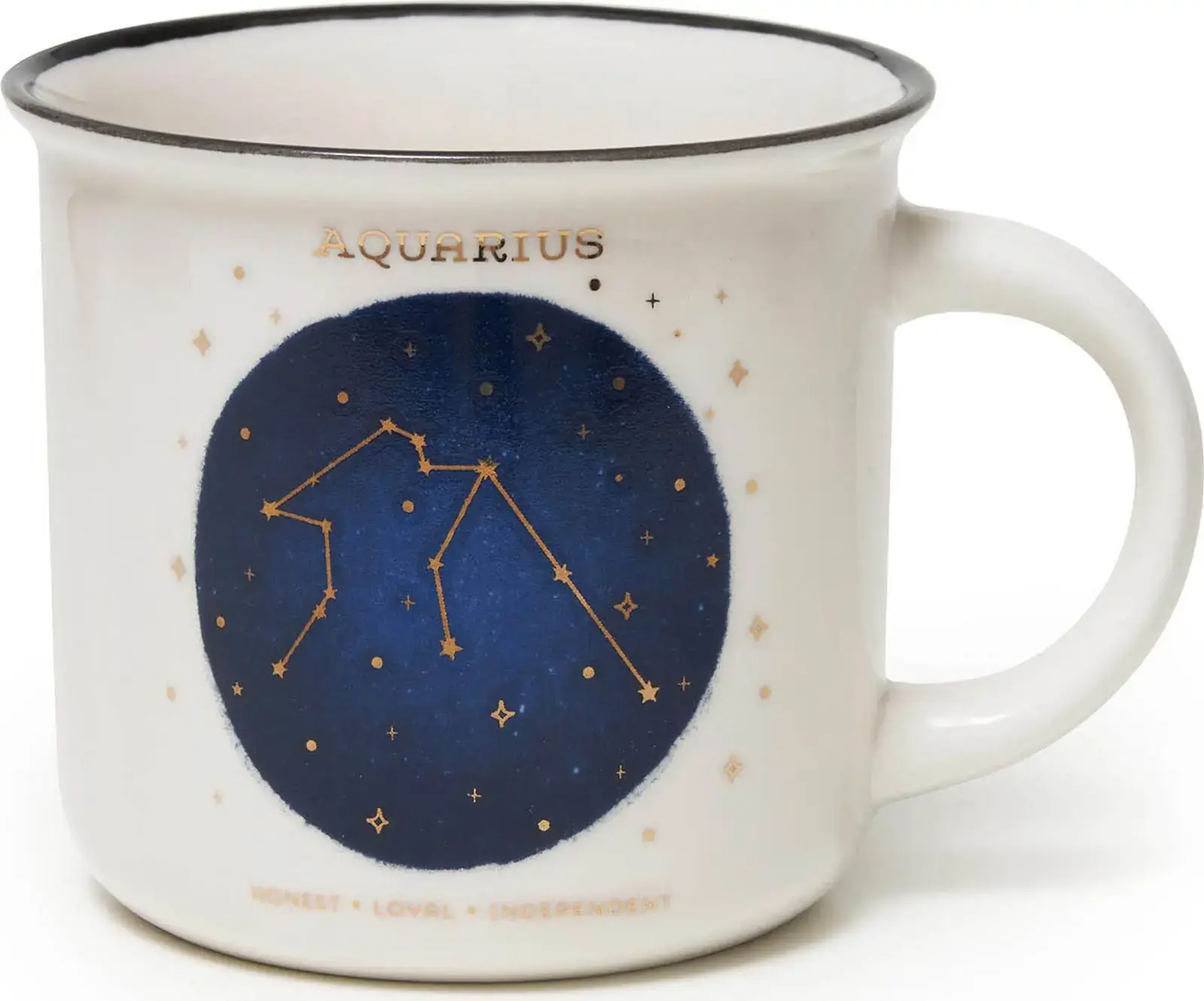 Porcelánový hrneček Legami Count Your Lucky Stars Porcelain Mug - Aquarius uni
