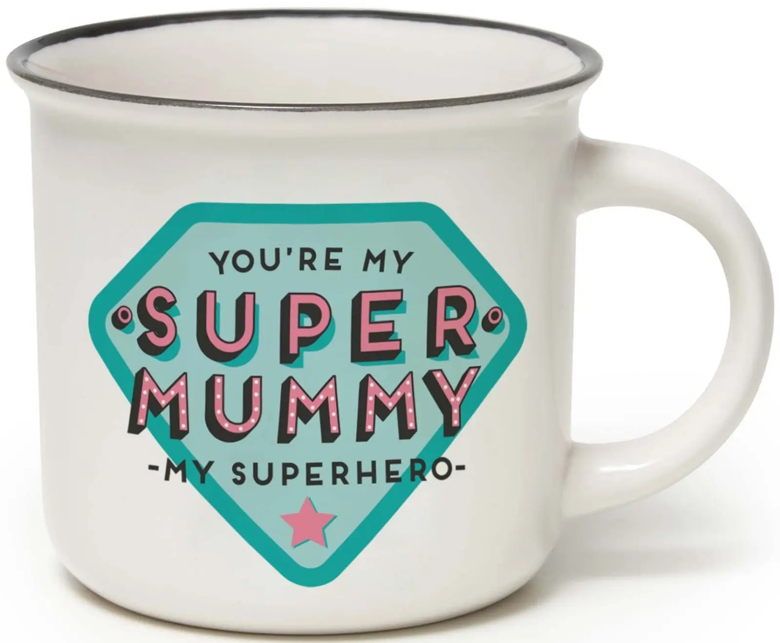 Hrneček Legami New Bone China Porcelain Mug - Cup-Puccino - Super Mummy uni