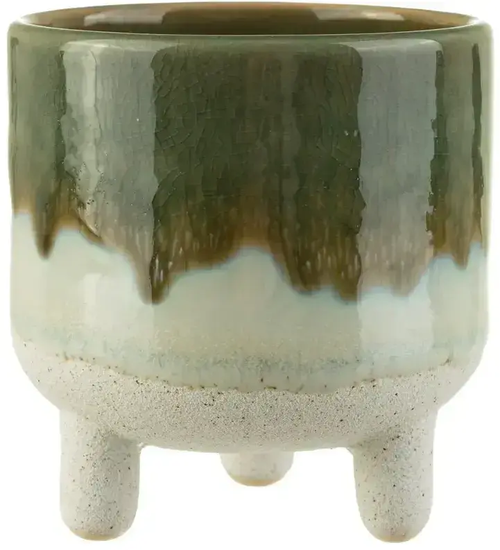 Květináč Sass and Belle Mojave Glaze Green uni