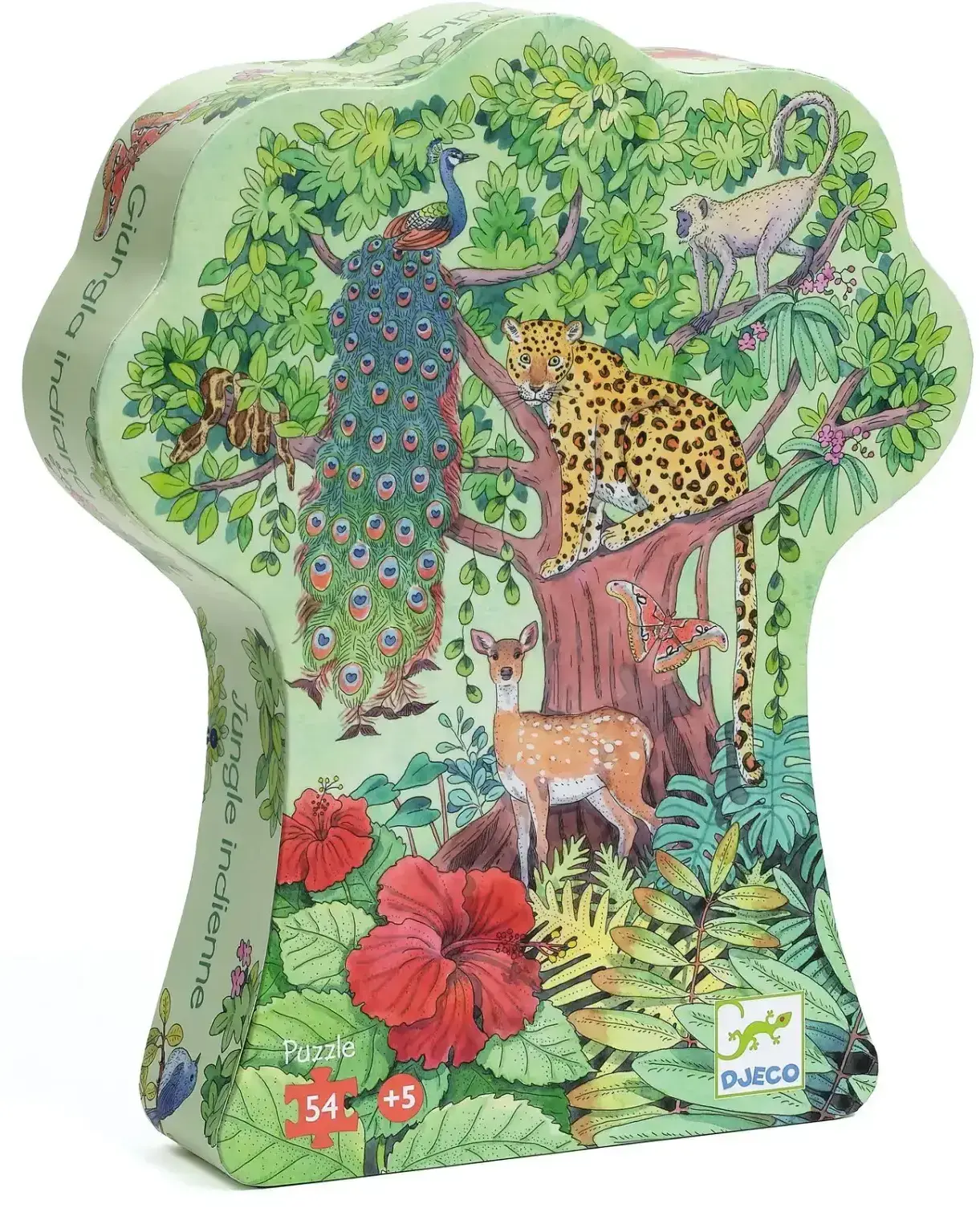 DJECO Puzzle Indická džungle - 54 pcs