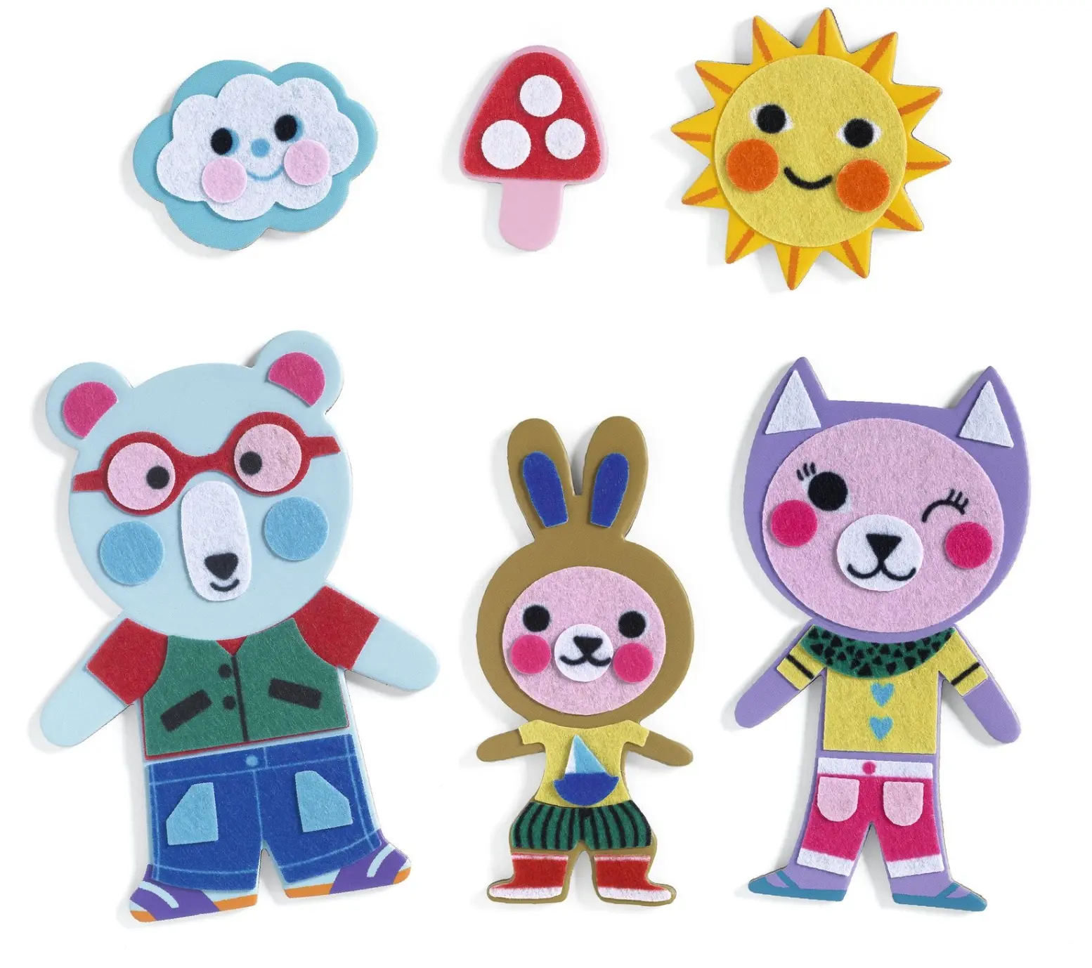 DJECO DIY Magnety k dotvoření Funky family