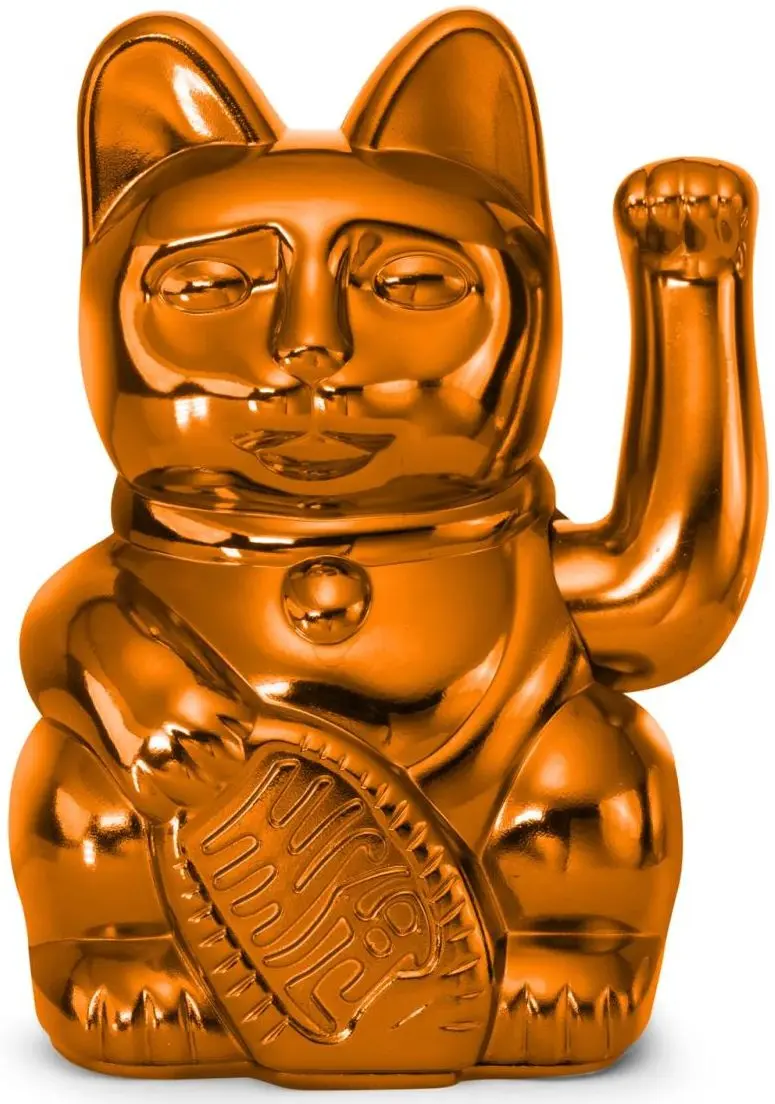 Maneki Neko Donkey Lucky Cat Cosmic - Shiny Copper uni