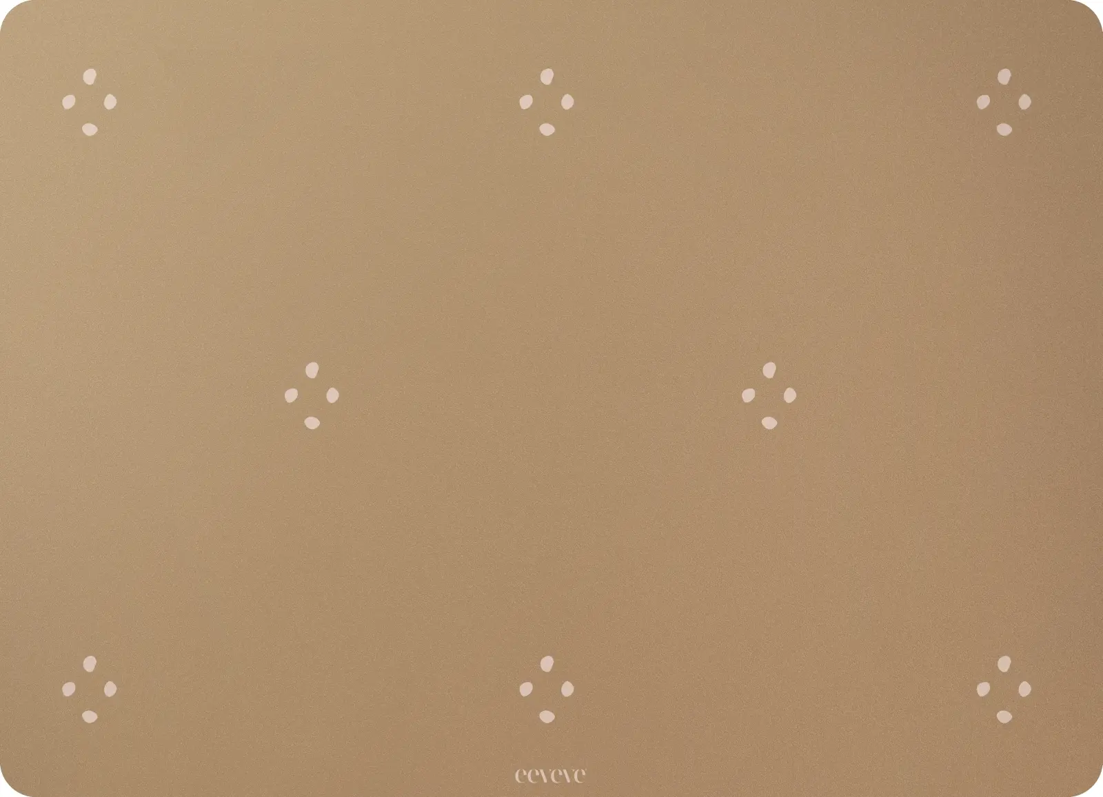 Vinylové prostírání na stůl Eeveve 1 ks – Dotted Autumn Gold