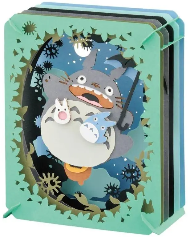 Papírové divadlo Maison Ghibli - Totoro pod měsícem