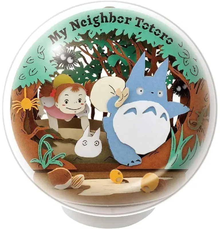Kulaté papírové divadlo Maison Ghibli - Tajný tunel z filmu Můj soused Totoro