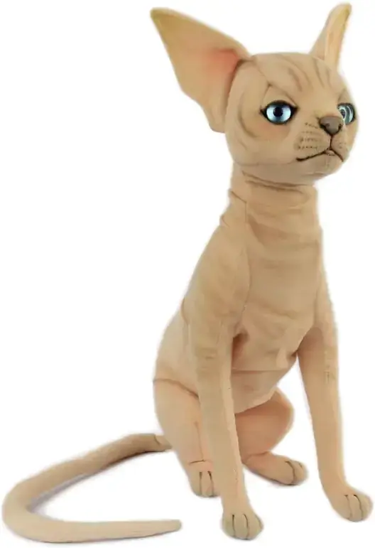 Dětská plyšová hračka Hansa Creation - Kočka sphynx 33 cm uni