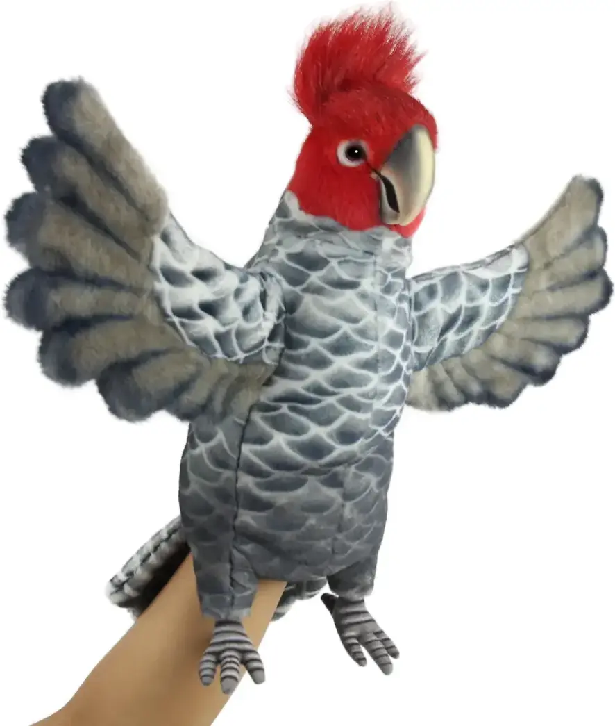 Plyšový maňásek Hansa Creation - Kakadu přilbový uni