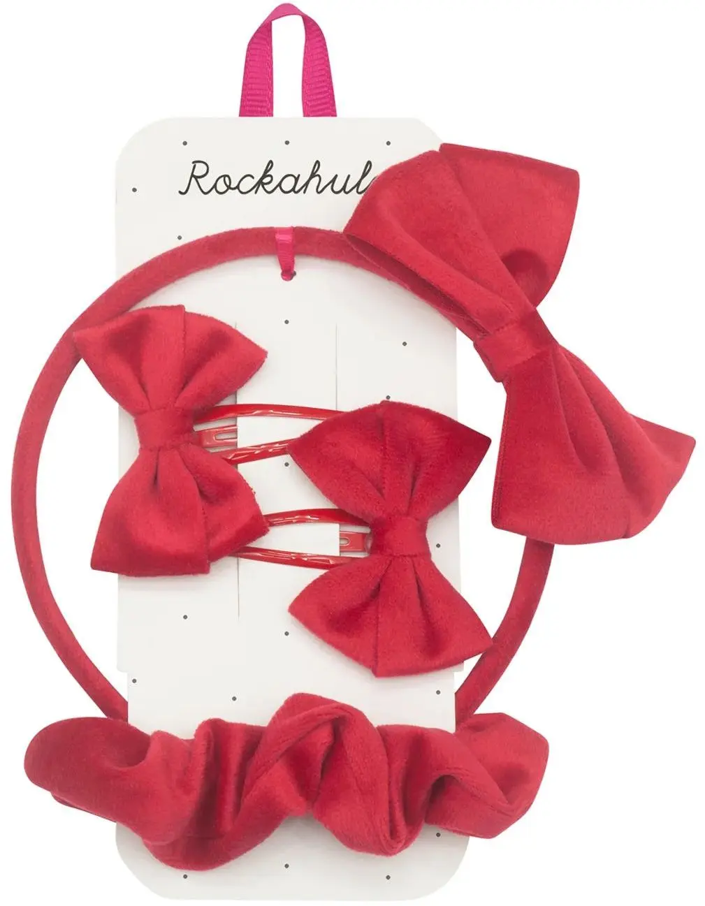Školní set Rockahula Kids - velvet bow uni
