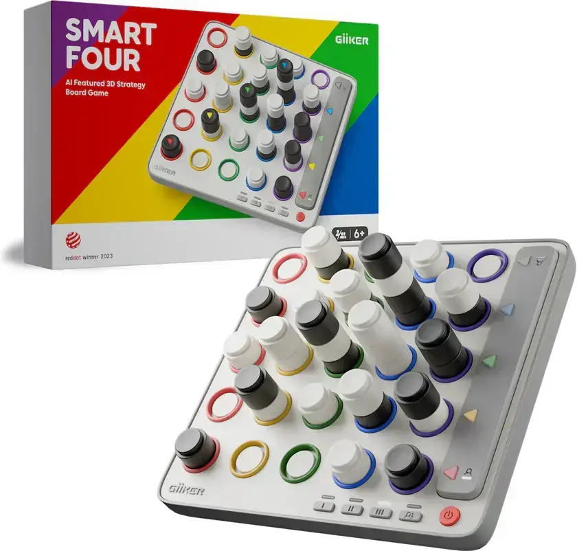Elektronická společenská hra Giiker - 3D piškvorky Smart Four uni