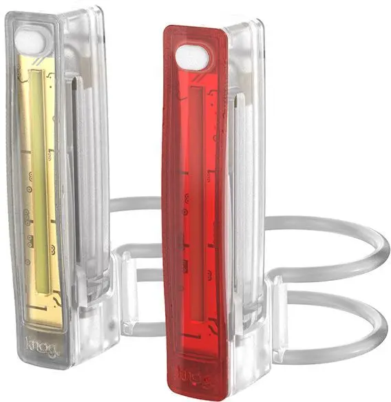 Sada blikaček Knog Plus Twinpack - translucent uni