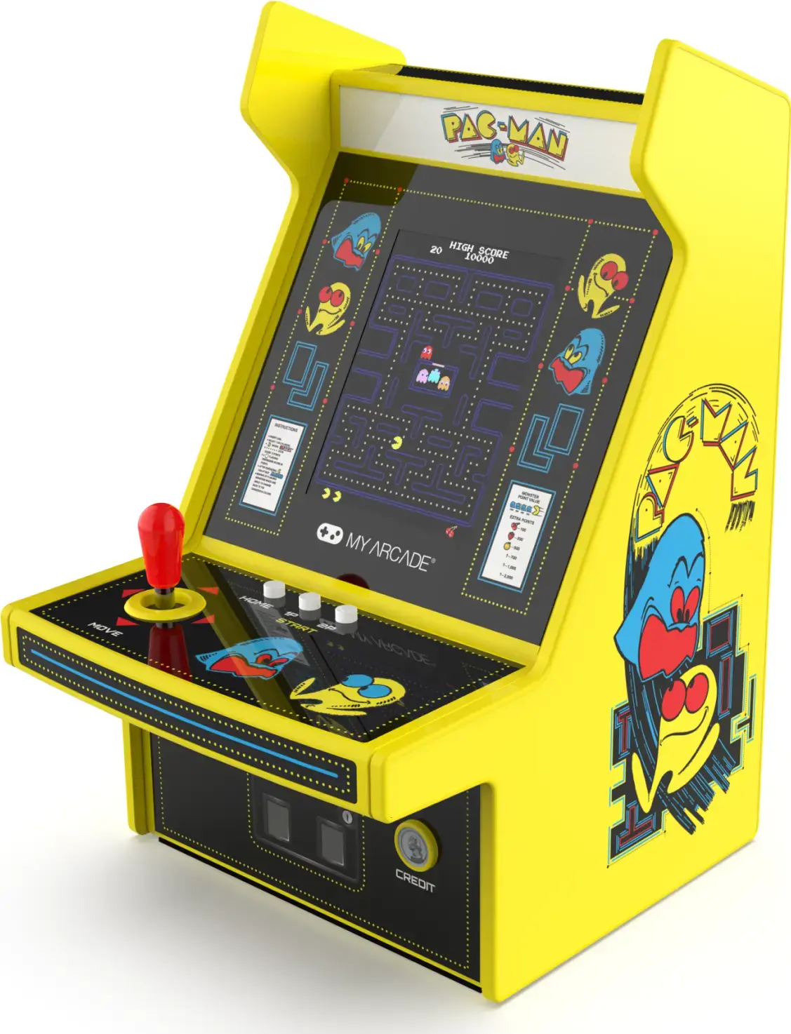 Retro herní automat My Arcade Pac-Man Micro Player Pro 2024 uni