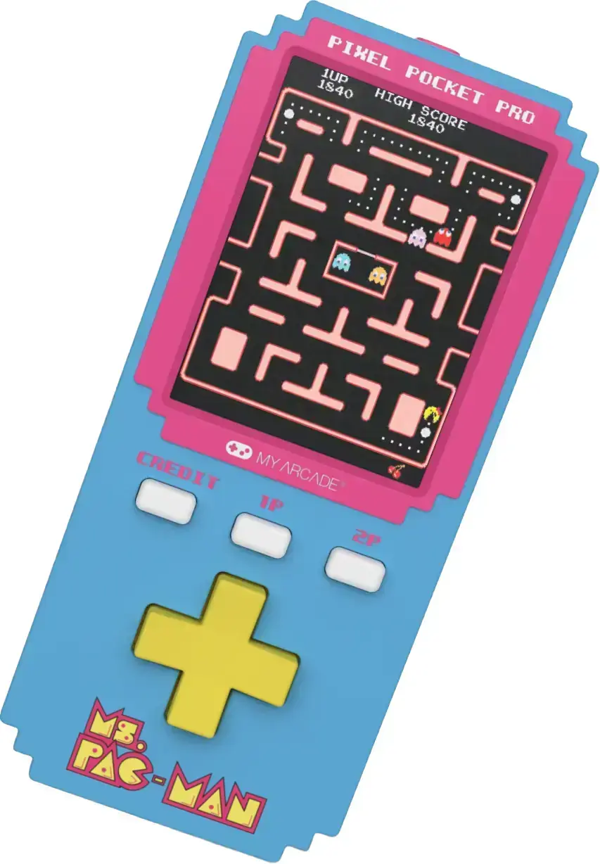 Kapesní herní konzole My Arcade Miss Pac-Man Pixel Pocket Pro uni