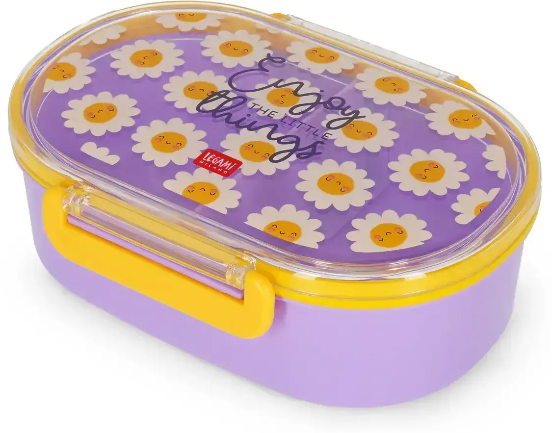 Svačinový box Legami Snack & Go - Snack Box - Daisy - 500 Ml