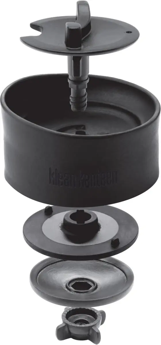 Náhradní uzávěr na lahev Klean Kanteen Café Cap 2.0 - black uni