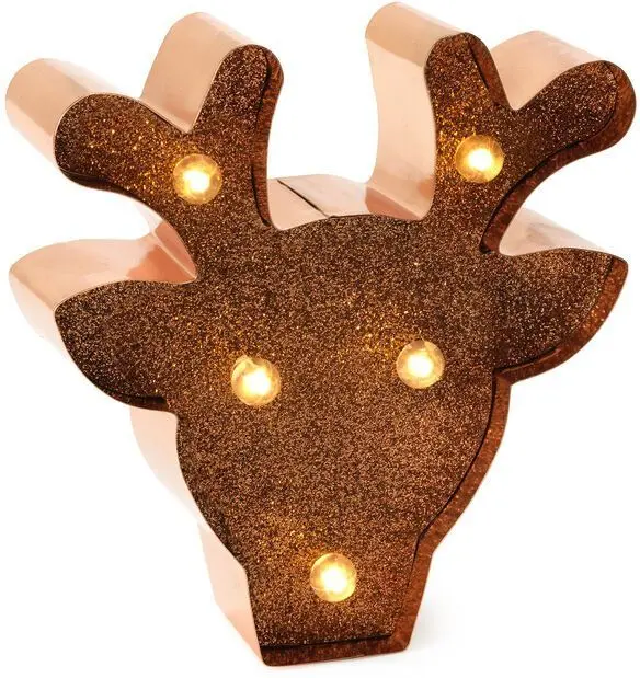 Svíticí mini dekorace Legami Mini Decorative Light - Christmas Reindeer With Glitters