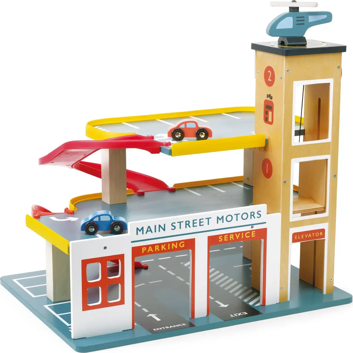 Dřevěná garáž s výtahem Mentari Multi-Level Garage with Lift uni