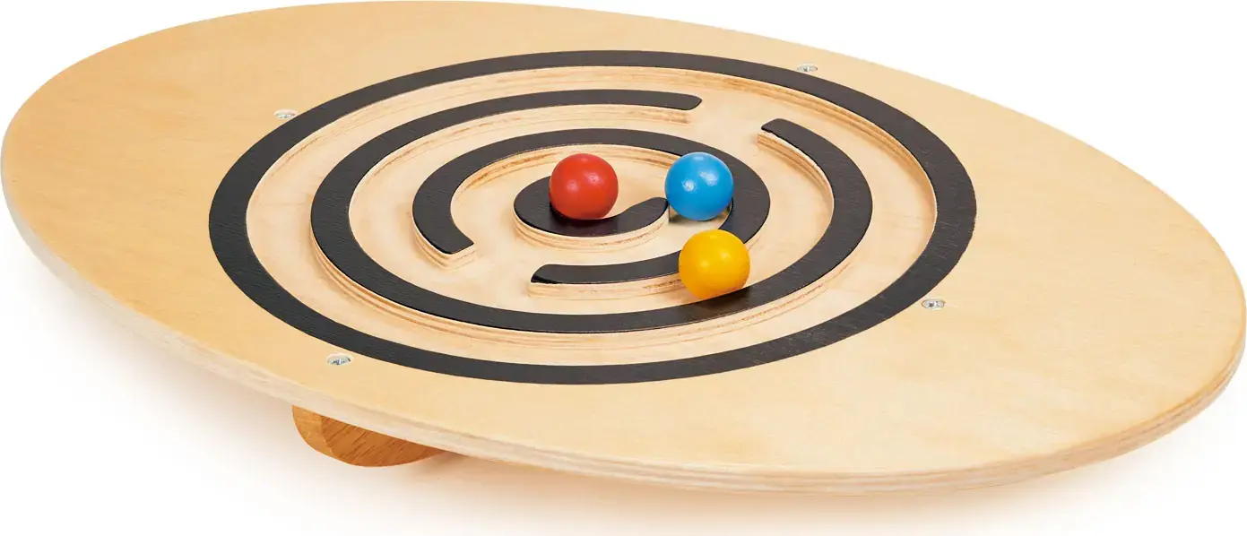 Dřevěná balanční deska Mentari Wobble Board uni