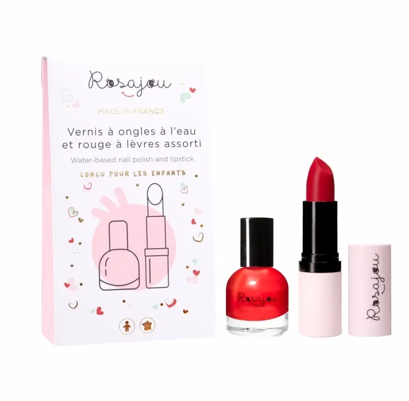 Set rtěnky a laku na nehty Rosajou - Madame uni