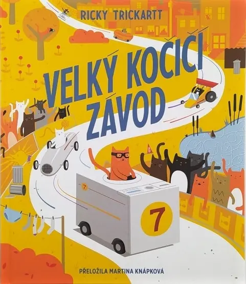 Dětská kniha Velký kočičí závod - Trickartt Ricky