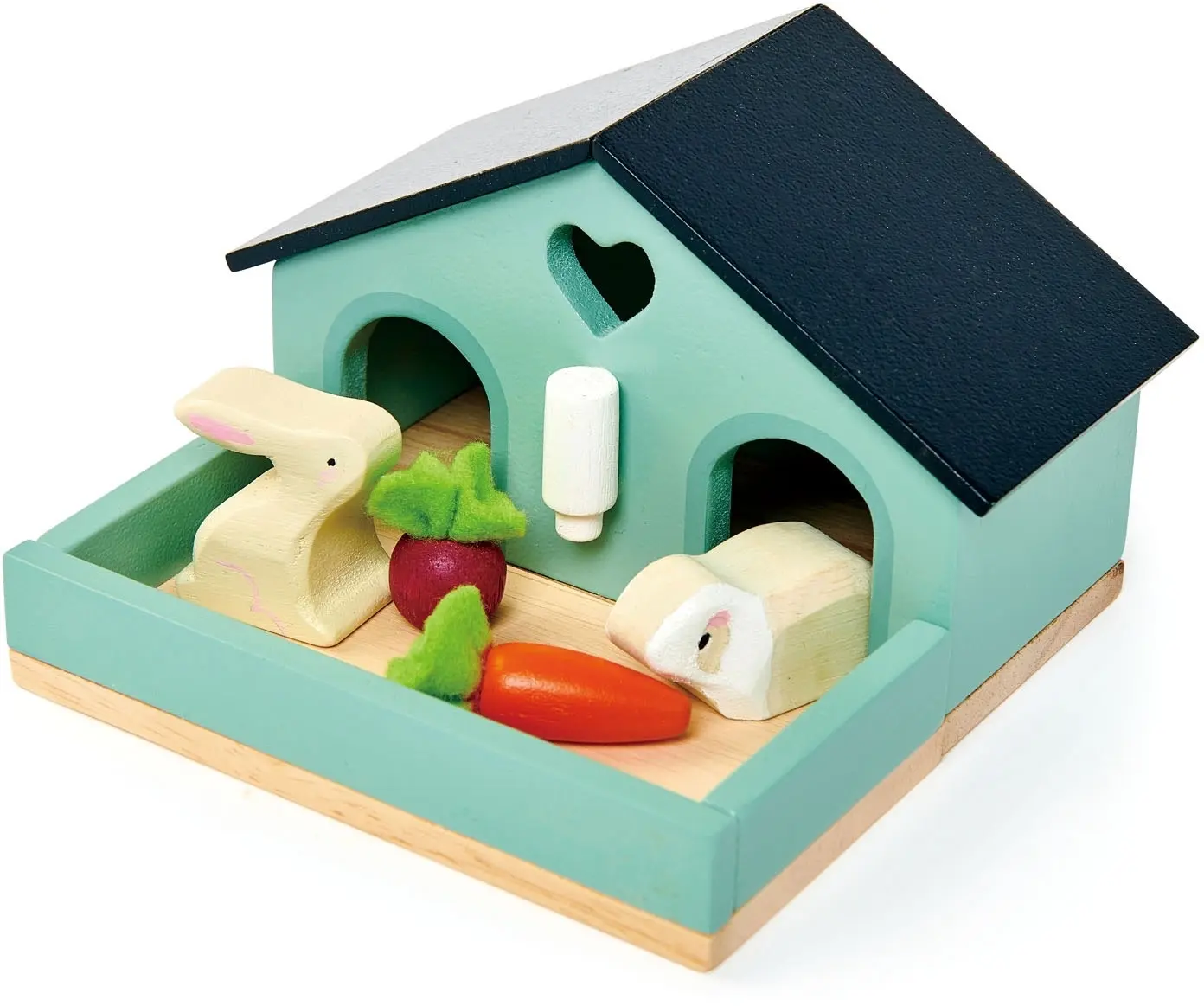 Králíkárna s králíčky k domečkům pro panenky Tender Leaf Pet Rabbit Set uni