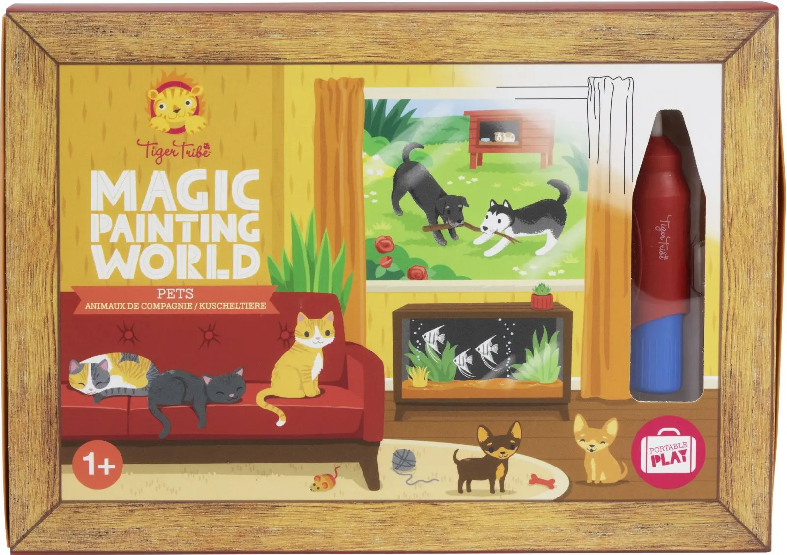 Magické omalovánky Tiger Tribe Magic Painting World - Pets