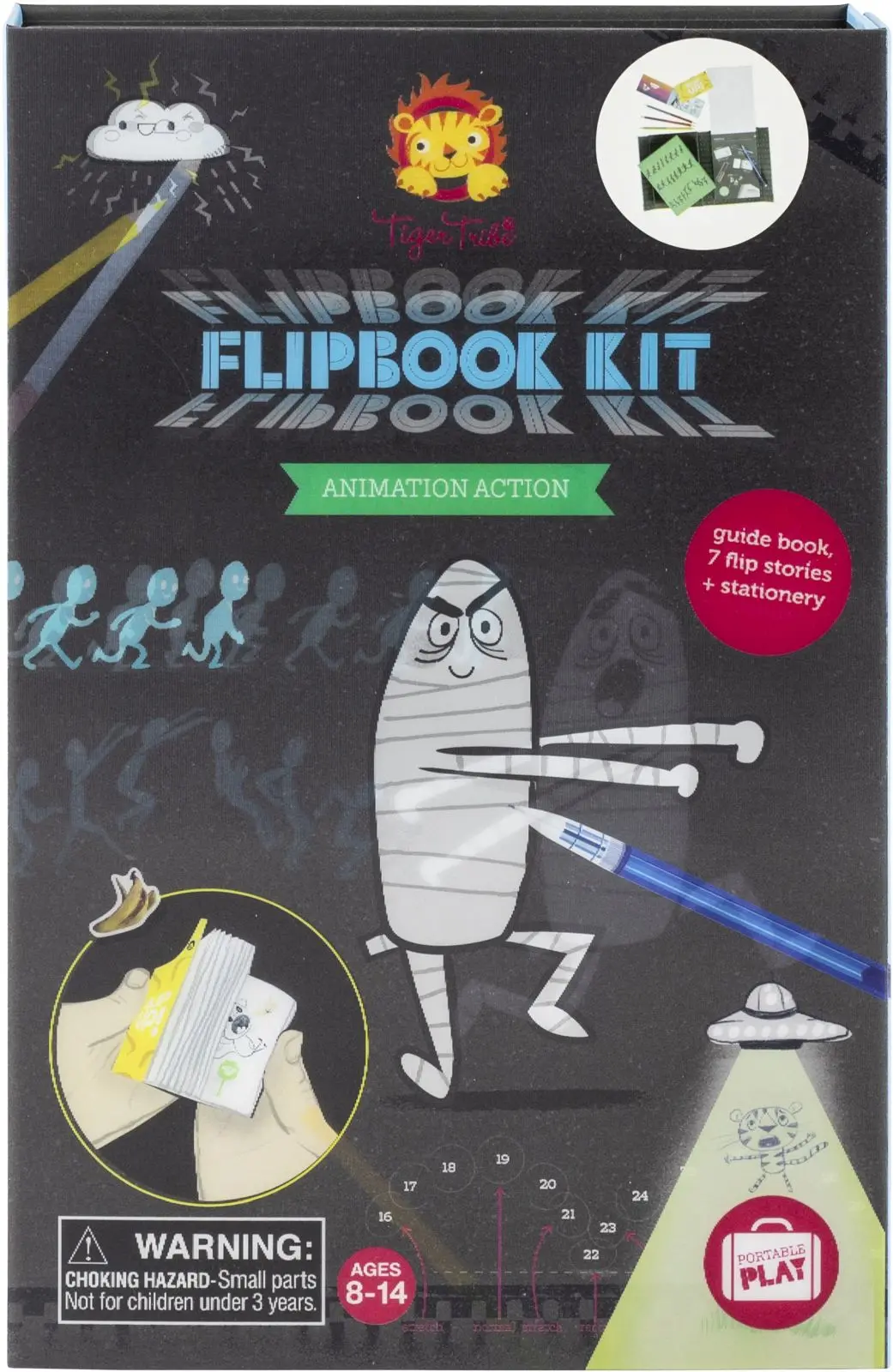 Tiger Tribe Flip Book Kit - Animation In Action