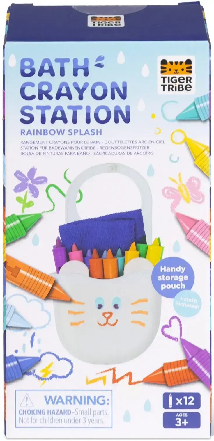 Voskovky do vany Tiger Tribe Bath Crayon Station - Rainbow Splash uni