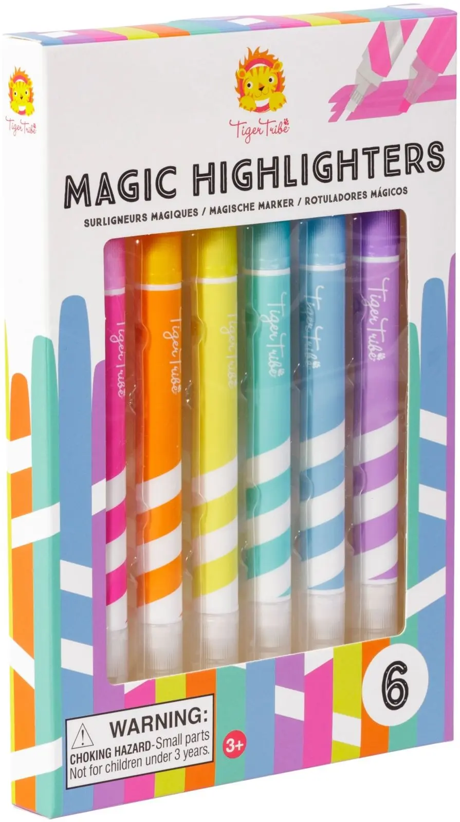 Sada zvýrazňovačů Tiger Tribe Magic Highlighters