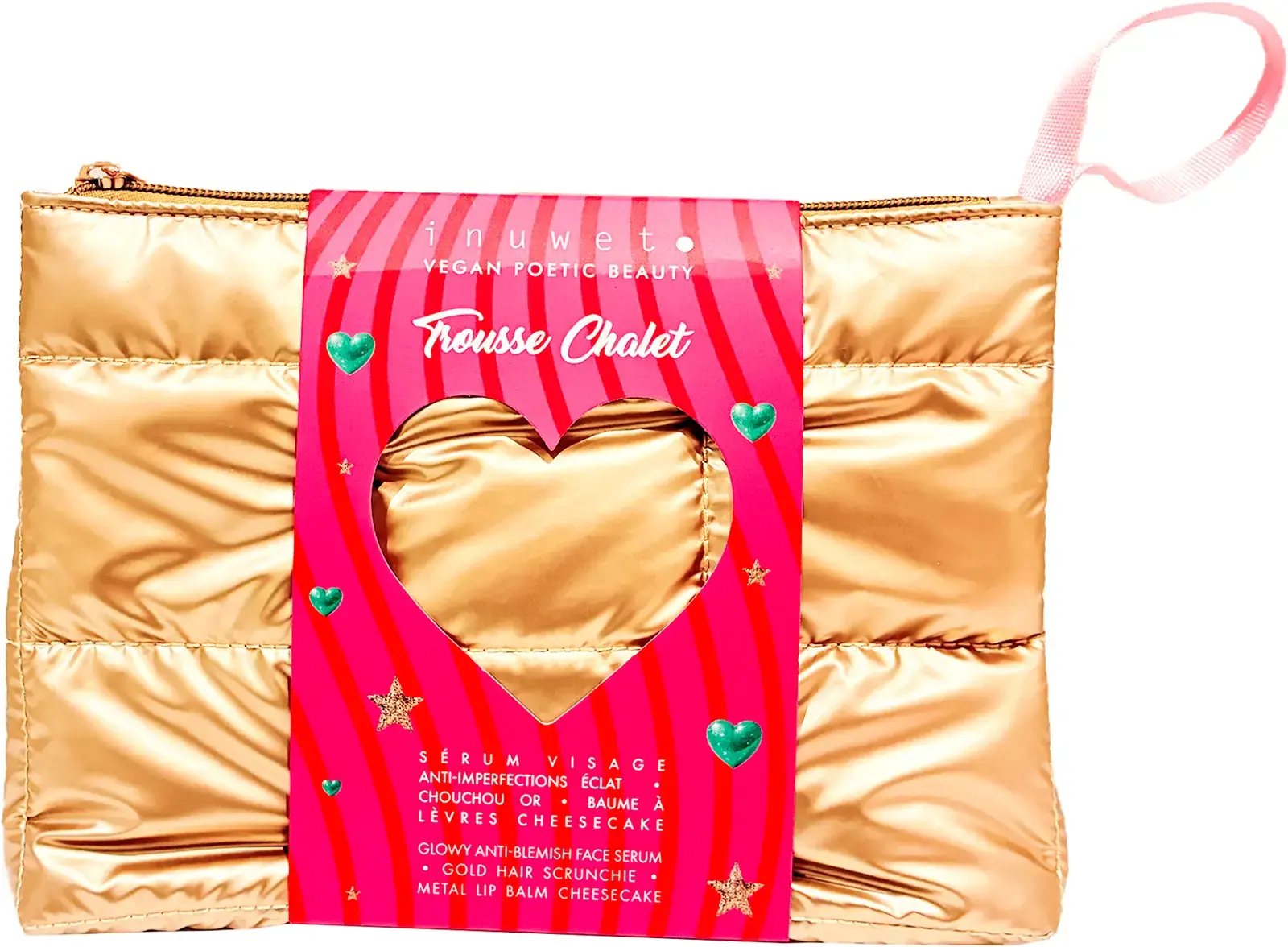 Dárková sada Inuwet Chalet wallet - sérum, balzám na rty a gumička uni