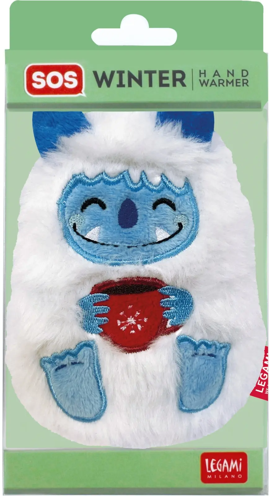 Hřející polštářek Legami Hand Warmer - Sos Winter - Yeti uni