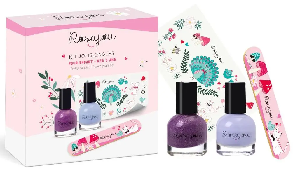 Sada pro krásné nehty Disco x Cool Rosajou Pretty Nails Kit Disco x Cool uni