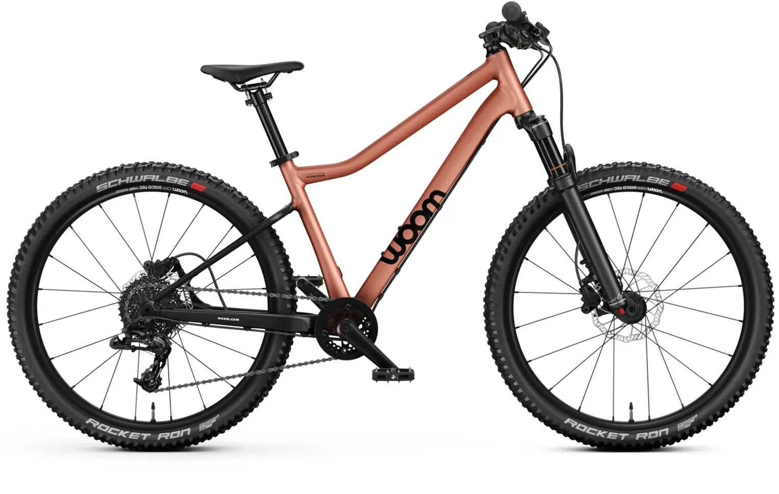 Dětské horské kolo 24" WOOM 5 OFF AIR - Copper uni