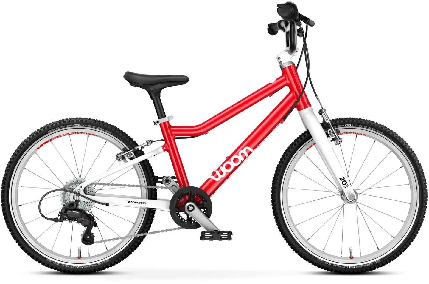 Dětské kolo 20" Woom 4 GO - red uni