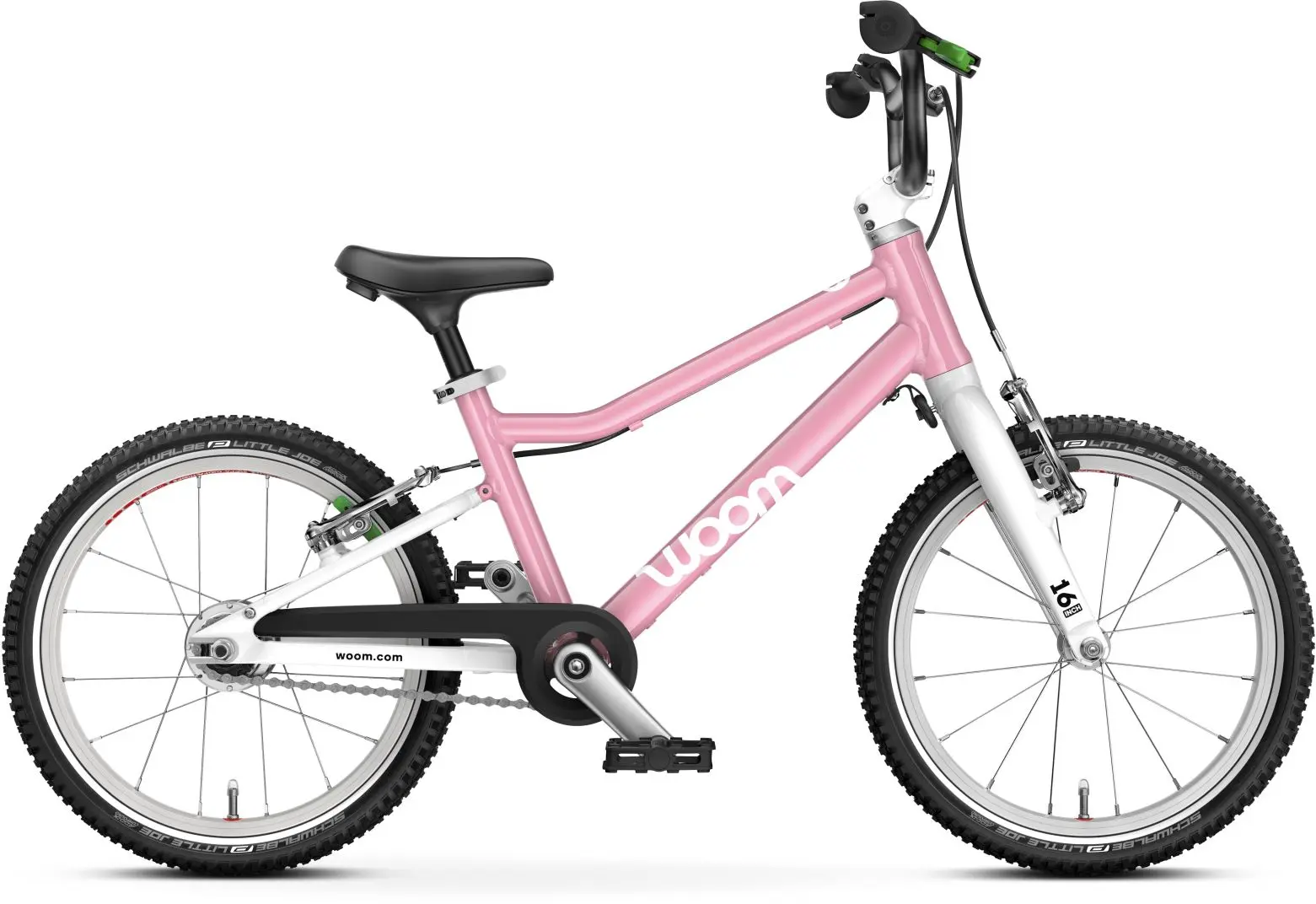 Dětské kolo 16" Woom 3 Automagic GO - powder pink uni