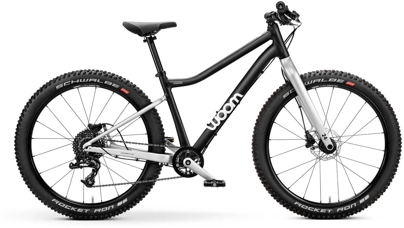 Dětské horské kolo 24" WOOM 5 OFF - černá uni