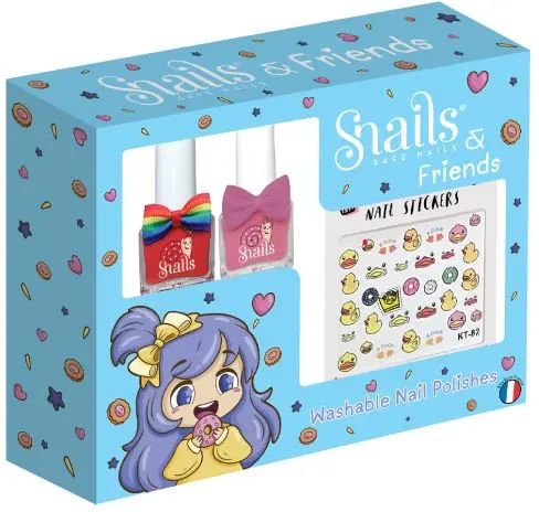 Set na zdobení nehtů Snails - Duckie Daycare uni