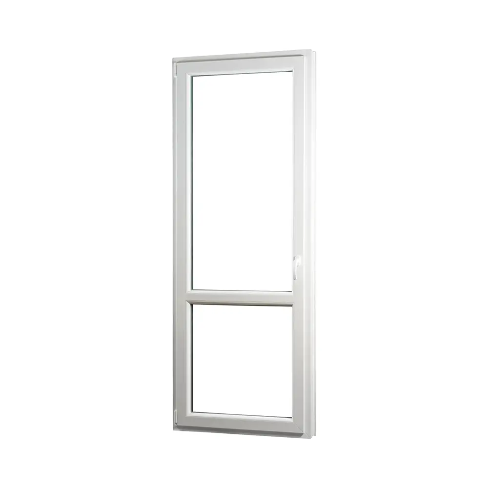 Jednokřídlé plastové balkónové dveře REHAU Smartline+, levé - SKLADOVÁ-OKNA.cz - 850 x 2330
