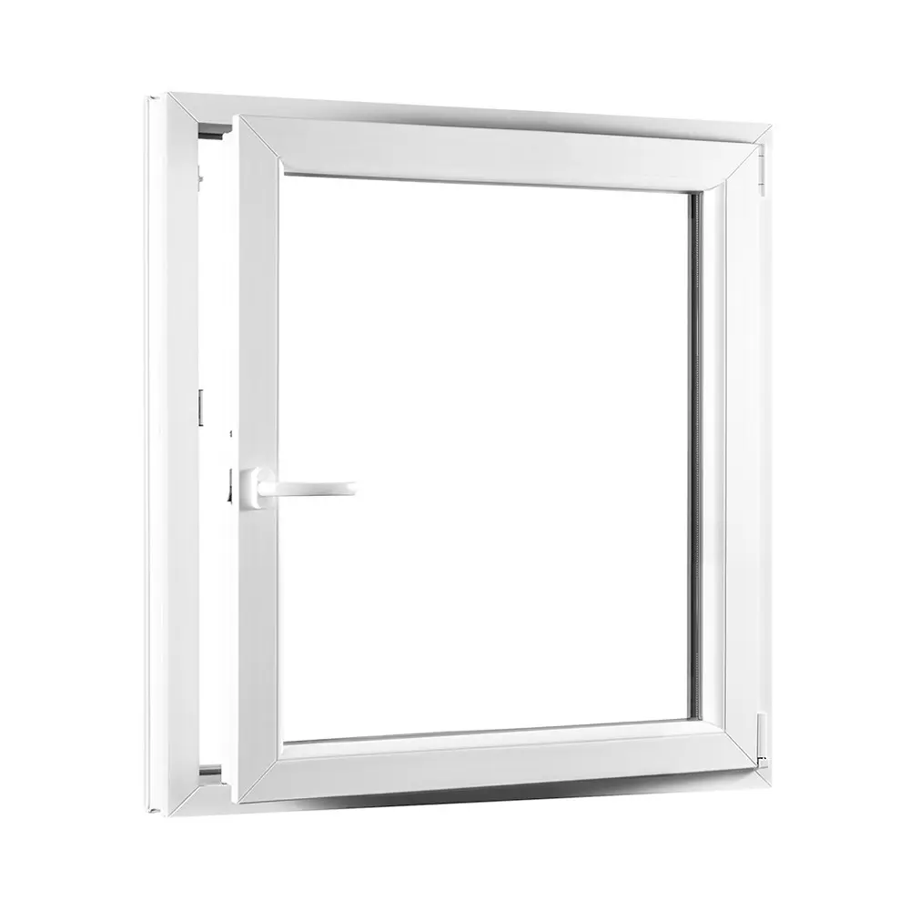 Jednokřídlé plastové okno REHAU Smartline+, otvíravo-sklopné pravé 950 x 1100 - okno má poškozený roh rámu